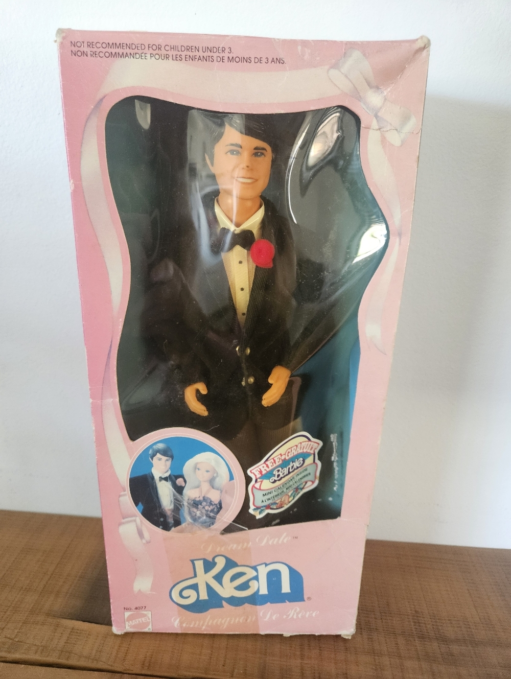 Vintage Dream Date Ken Doll #4077 – 1980s Mattel Barbie Companion (In Box)